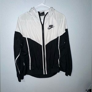 Nike Women's Black and White Jacket